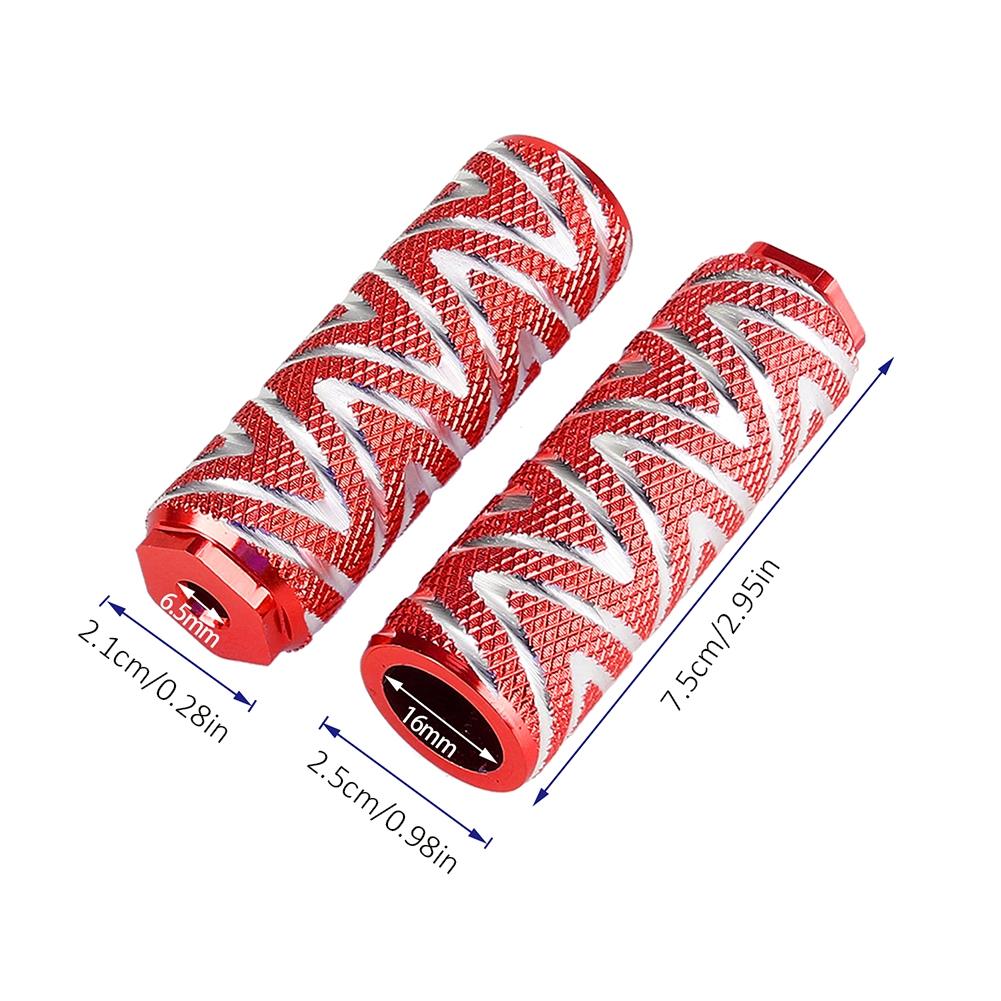 Rear Foot Pegs for Xiaomi M365 Electric Scooter - Red