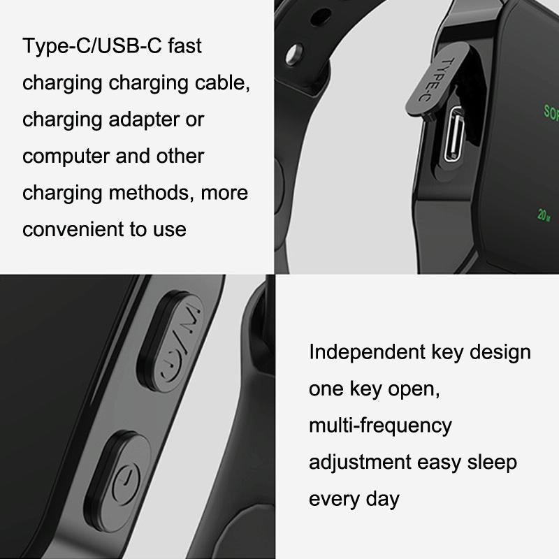 Portable Intelligent Sleep Aid Soothing Insomnia Massage - White