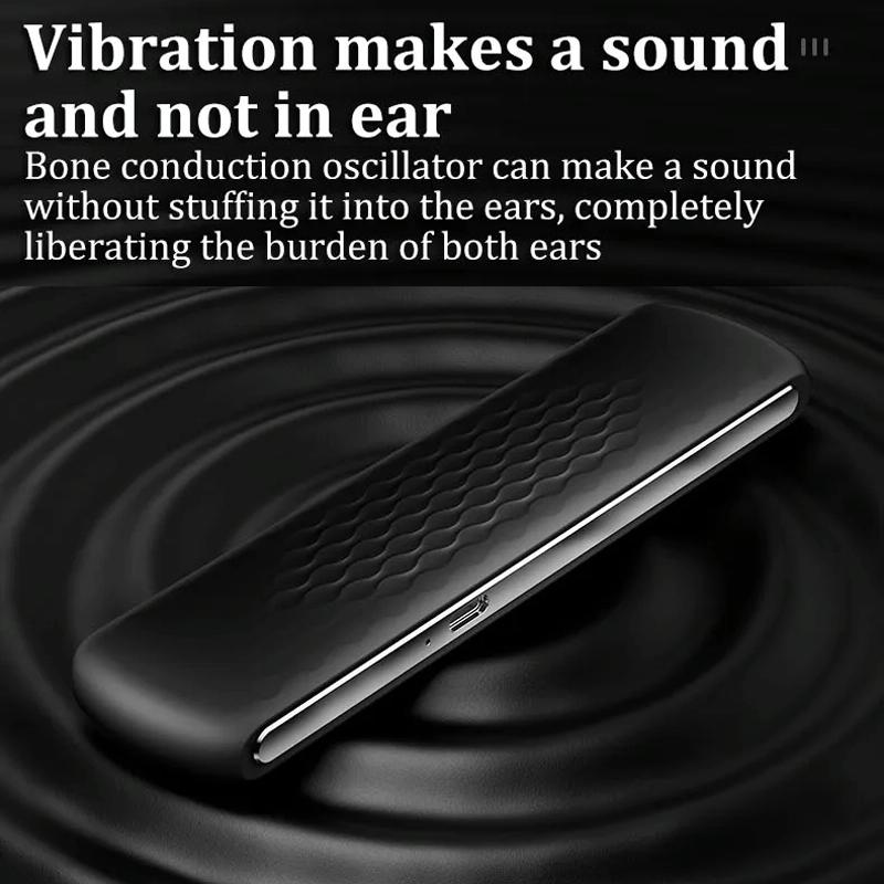 Portable Bone Conduction Sleep Speaker White Noise Aid - Black