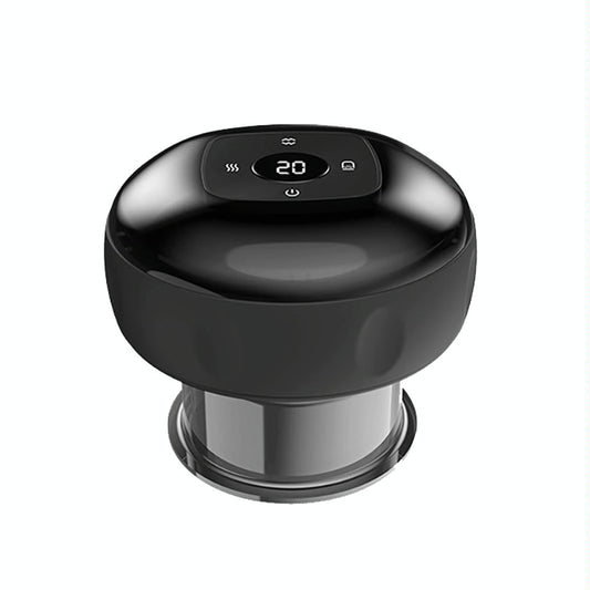 12-Speed Electric Cupping Massage Device Fast Charging - Black