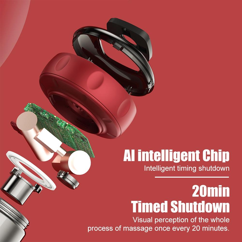 12-Speed Electric Cupping Massage Device Fast Charging - Black