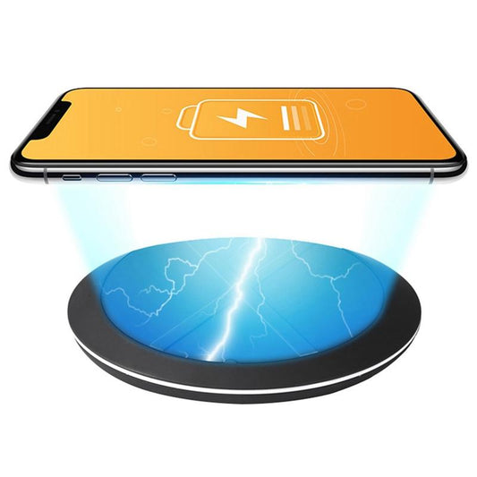10W Portable Wireless Charger Lightweight & Smart - Black