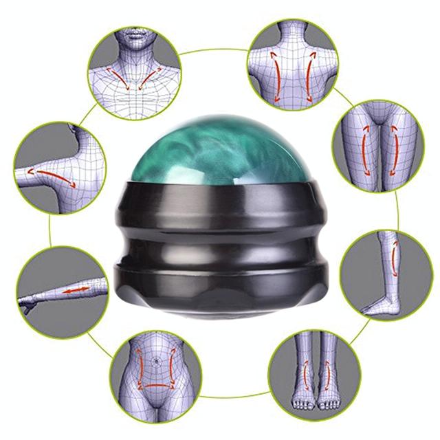 Body Therapy Massage Roller Ball For Foot Back Waist And Hips - Green