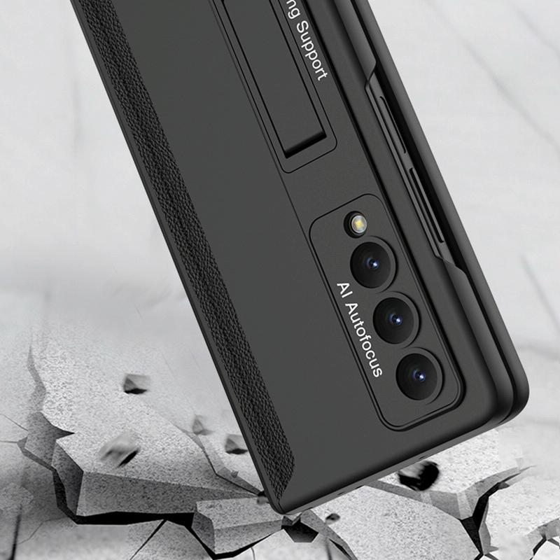 For Samsung Galaxy Z Fold4 5G Foldable Magnetic Hinged Case - Night Green