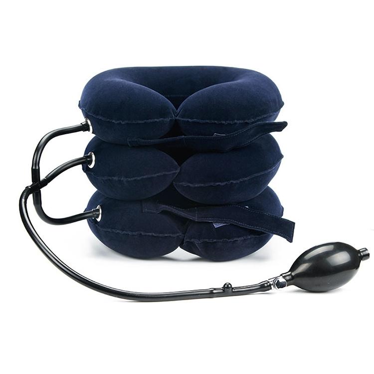 Full Cashmere Cervical Traction Instrument Neck Massage & Support - Coffee