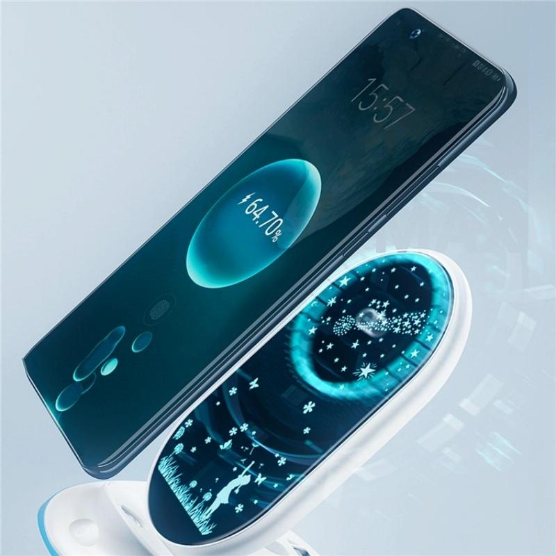 15W Universal Desktop Wireless Charger - White