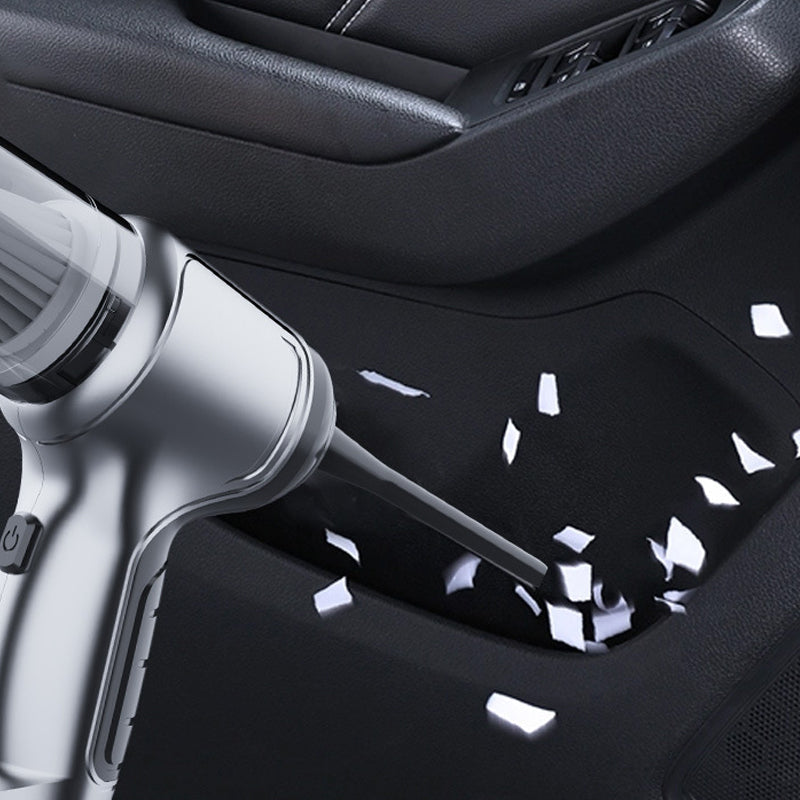 Vibe Geeks Brushless Strong Suction Wireless Car Vacuum Cleaner- Usb Charging