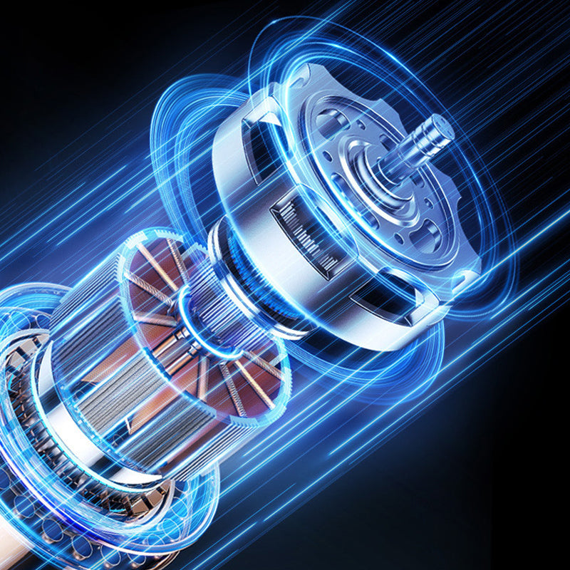 Vibe Geeks Brushless Strong Suction Wireless Car Vacuum Cleaner- Usb Charging