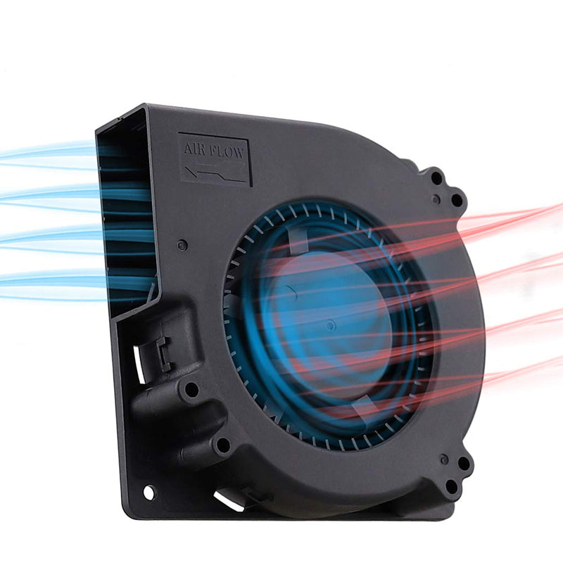 Vibe Geeks Car Seat Cover Cooling Pad Electric Air Ventilator Seat Cushion - Black