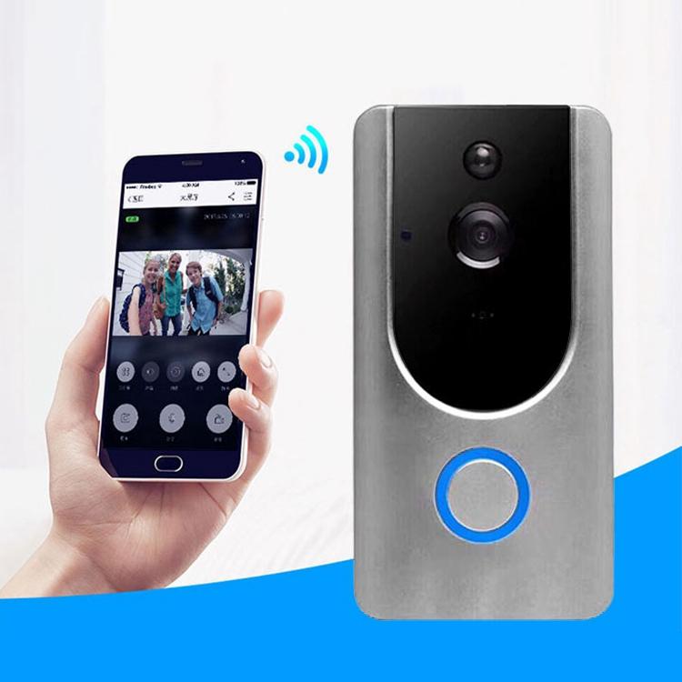 Smart Wifi Video Doorbell With Night Vision & Pir Detection