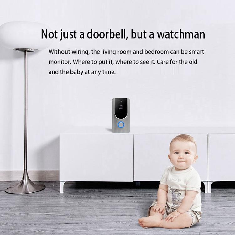 Smart Wifi Video Doorbell With Night Vision & Pir Detection