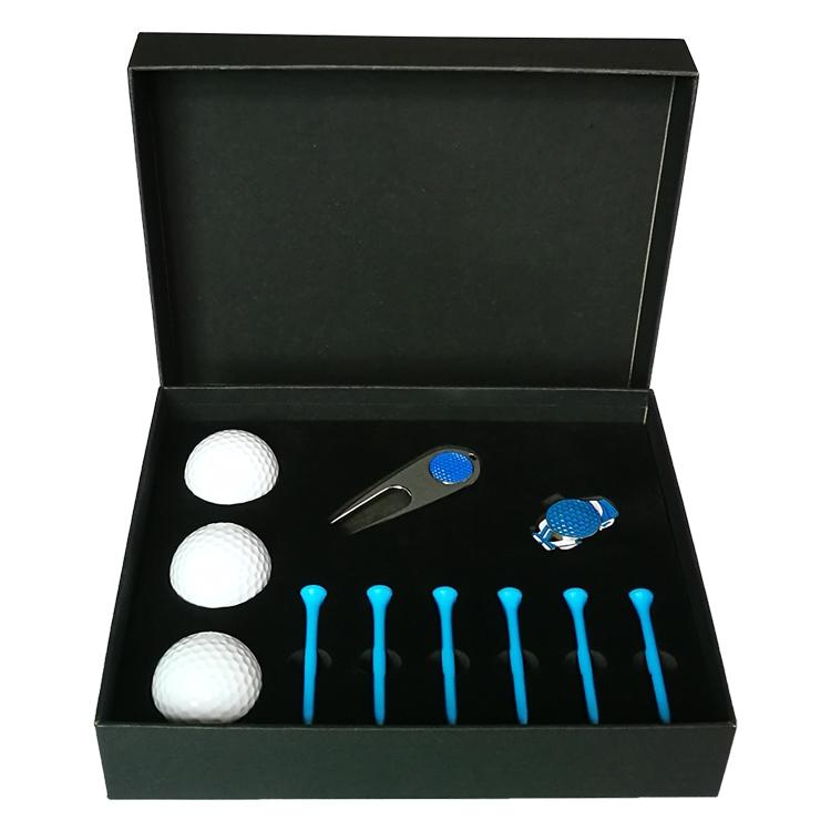 Complete Golf Gift Set 11-in-1 Tees Divot Tool and 3 Balls - Blue