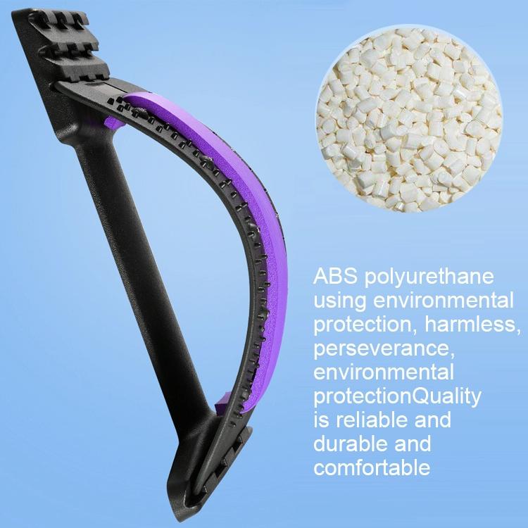 Back Pain Relief Device Lumbar Traction Stretcher - White Blue