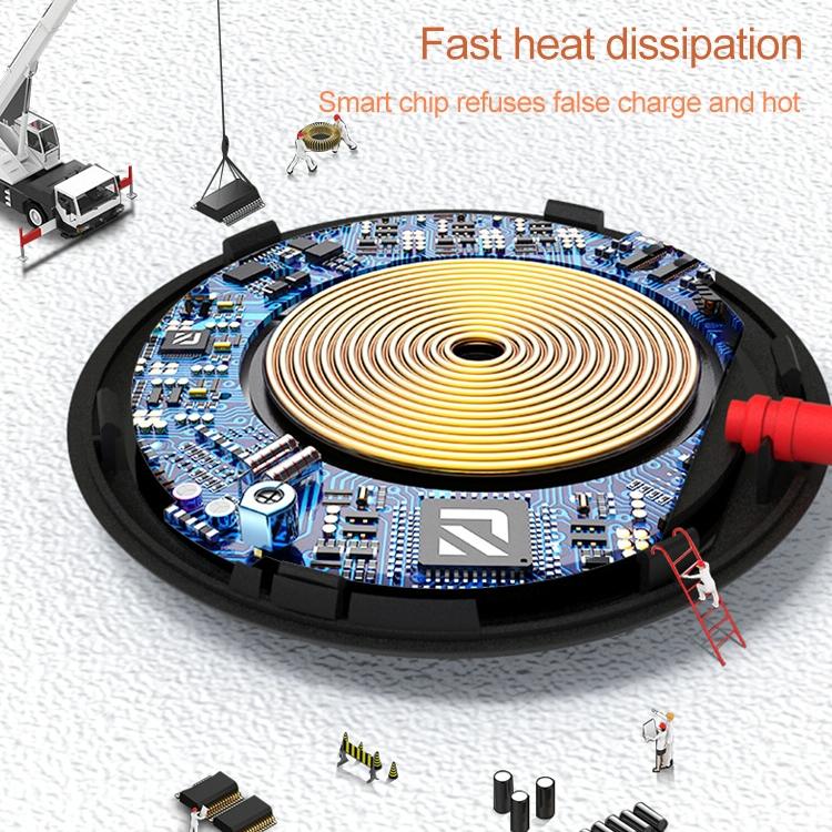 Wireless Fast Charger With Suction Cup 1.5M - Red