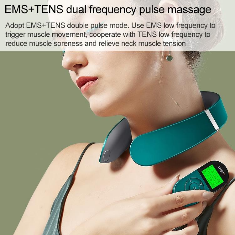 Pangao Smart Neck Massager Pulse Physiotherapy Device - White