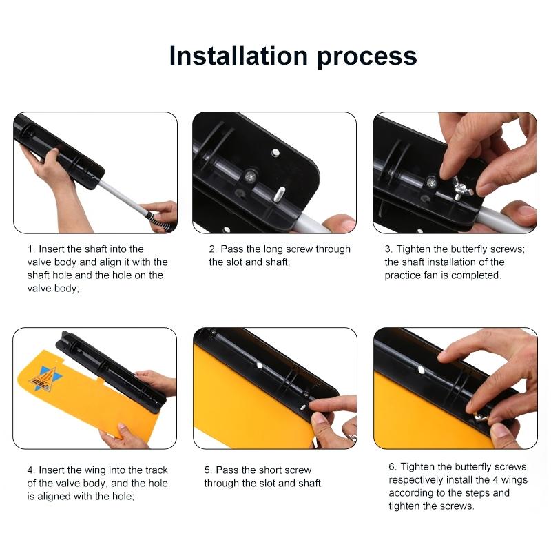 Improve Golf Swing with Wind Resistance Trainer - Yellow