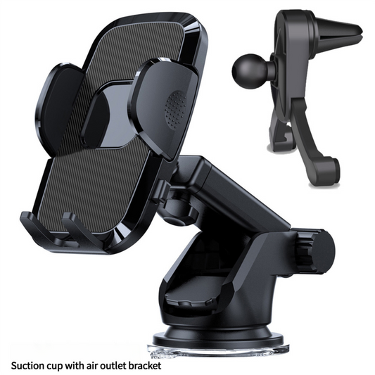 360° Adjustable Car Phone Holder - Dashboard and Air Vent Mount(S161+CF26)