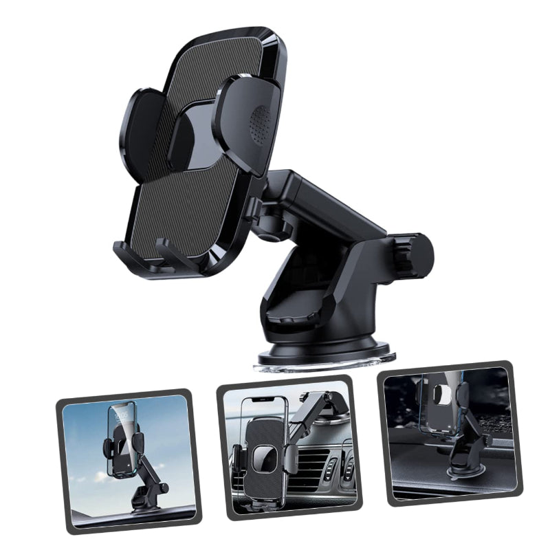 360° Adjustable Car Phone Holder - Dashboard and Air Vent Mount(S161+CF26)