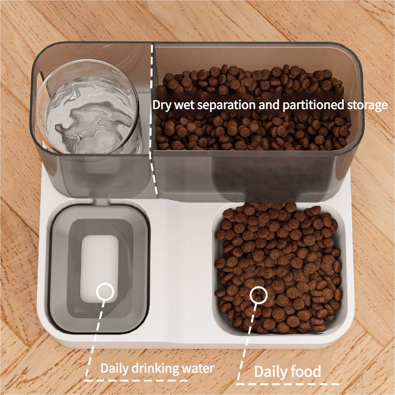 Blue Pet Feeder 3L Automatic Cat Feeder and Water Dispenser - Hassle-Free Hydration and Feeding