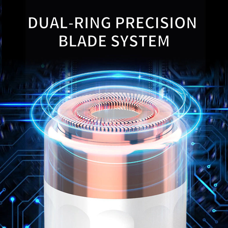 Pink 2-in-1 Mini Electric Shaver and Hair Removal Device for Women