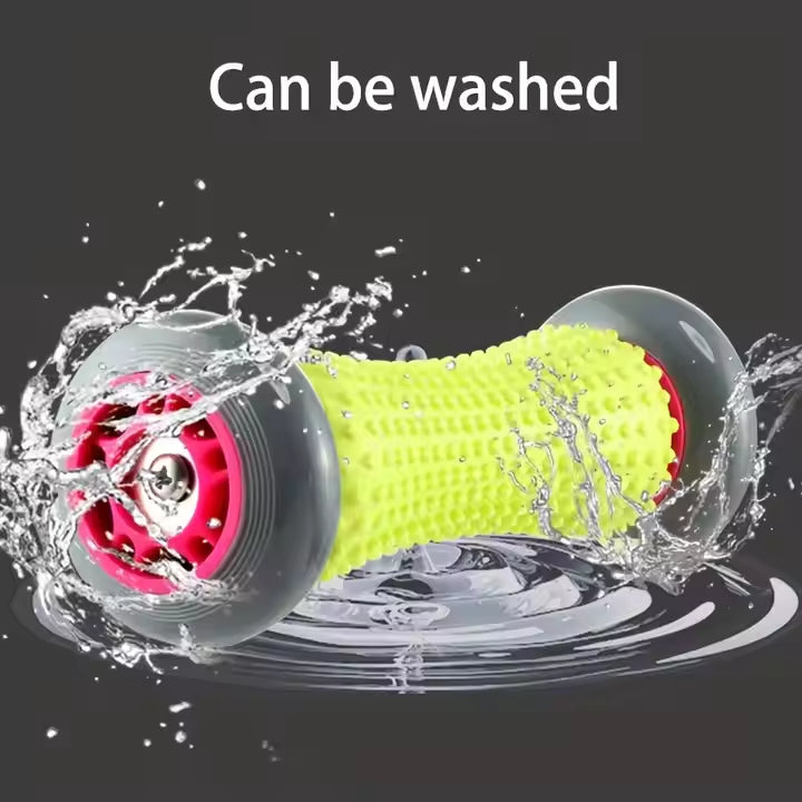 Grey And Black Foot Massage Roller - Plantar Fasciitis & Muscle Relief Tool