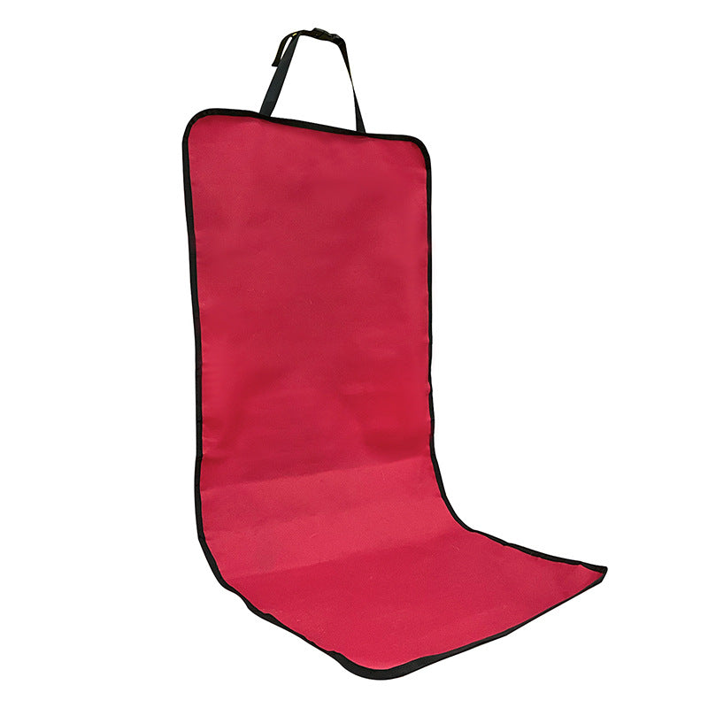 4 Pcs Red Waterproof Pet Car Seat Cover - Scratch-Resistant Oxford Cloth  for Dogs and Cats (106 x 49 cm)