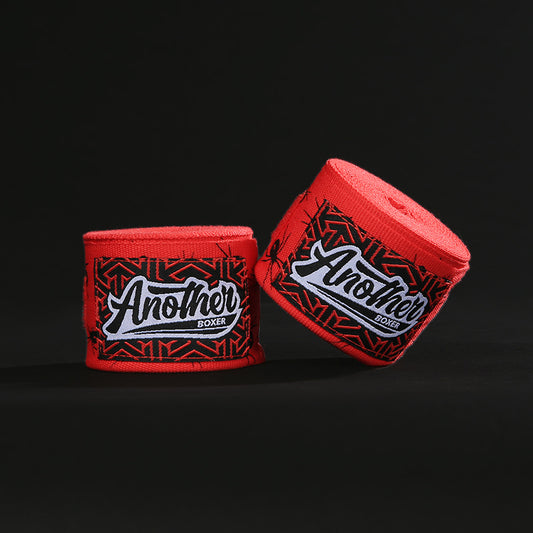 Red Spider Pro Grade 5m Boxing Hand Wraps - Printed Elastic Bandages for Training & Combat Sports (1 Pair)
