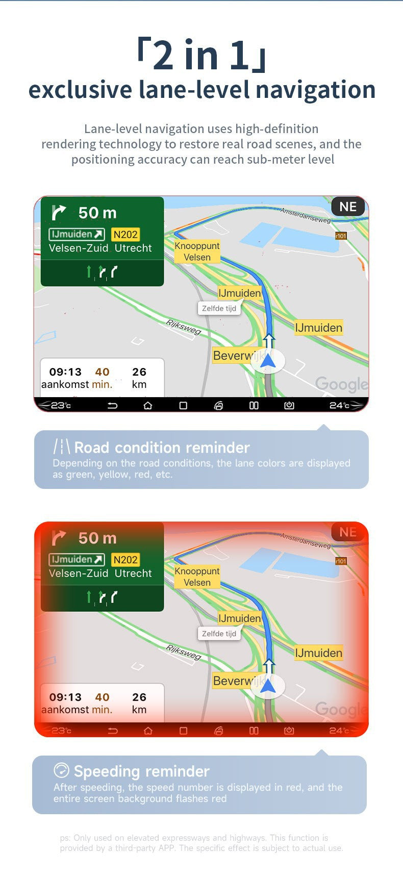 2-in-1 Wireless CarPlay & Android Auto Adapter - Plug & Play Dongle for Cars(Applicable to Android-White)