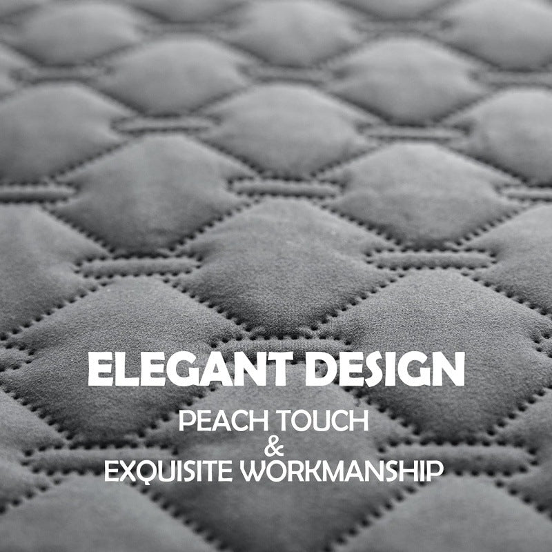 Grey 2-Sided Waterproof Pet Sofa Cover - Dog Bed Protector Blanket for Furniture, Couches & Car Seats (200x260cm, Machine Washable)