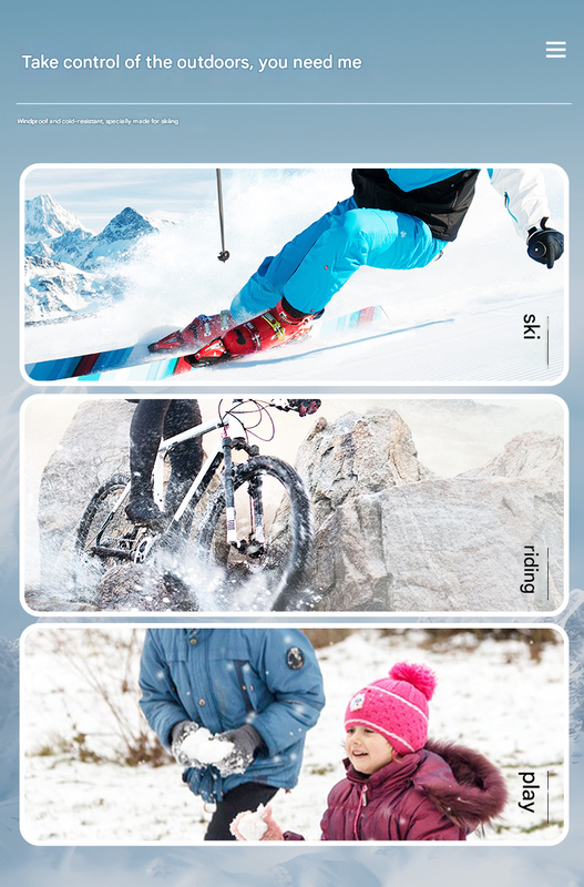 Purple Women's Warm Winter Ski Gloves - Waterproof & Windproof Touchscreen Gloves for Snow Sports