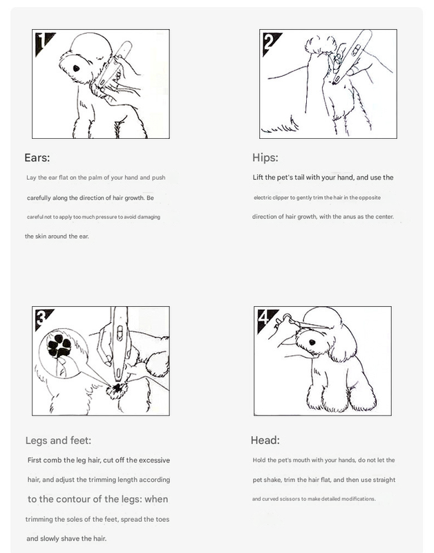 Green Precision Pet Paw Trimmer - Waterproof & Rechargeable Grooming Clipper for Dog & Cat Paws, Eyes, and Ears