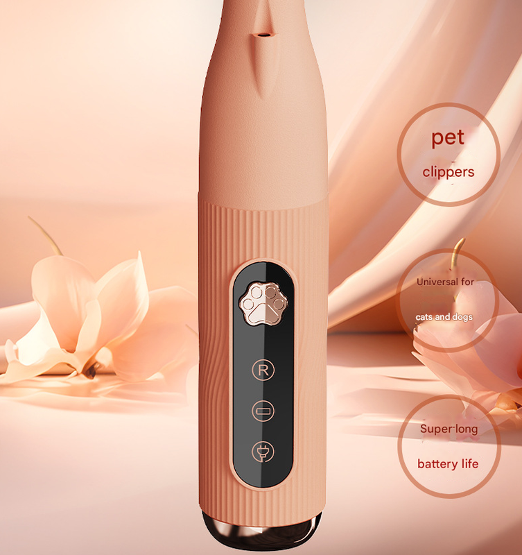 Black Precision Pet Paw Trimmer - Waterproof & Rechargeable Grooming Clipper for Dog & Cat Paws, Eyes, and Ears