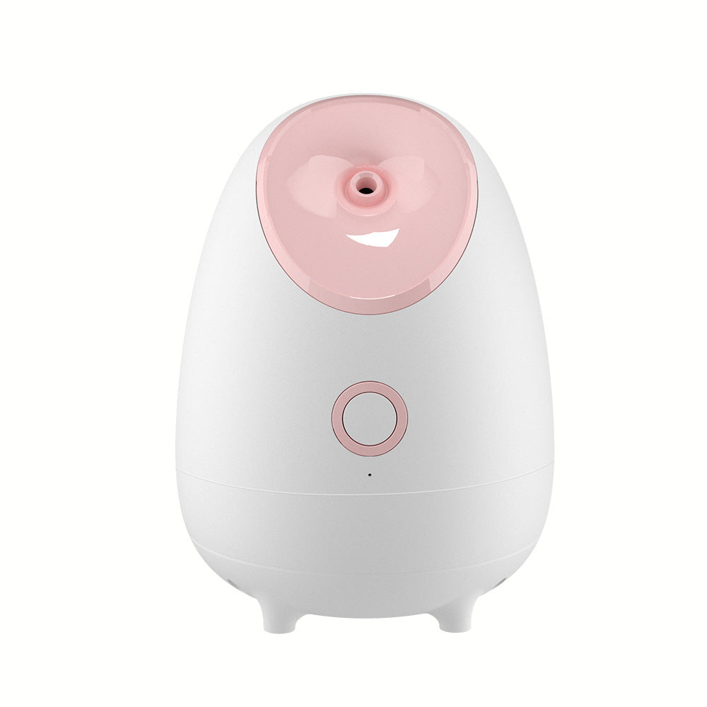 Nano Ionic Facial Steamer - Deep Hydration Hot Mist Face Steamer for Home Spa & Skincare(white)