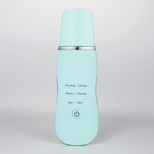 Ultrasonic Skin Scrubber - Deep Cleansing, Peeling, Lifting & Ion Infusion Facial Spatula(green)