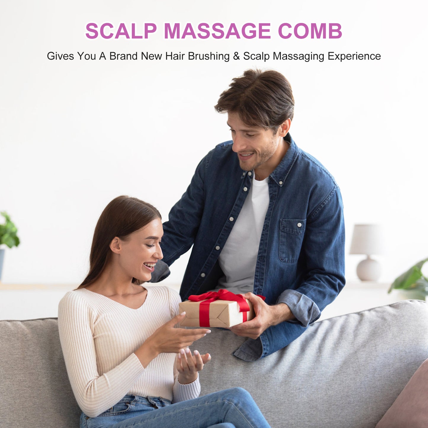 Electric Scalp Massager & Essential Oil Applicator Brush - 360 Kneading, 3 Modes, USB-C Rechargeable(black)