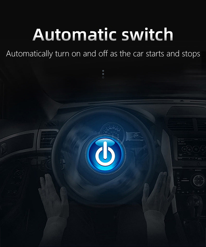 Compact OBD2 Car Head-Up Display (HUD) - Digital Speedometer with 5 Alarm Functions & Adaptive Brightness(black)