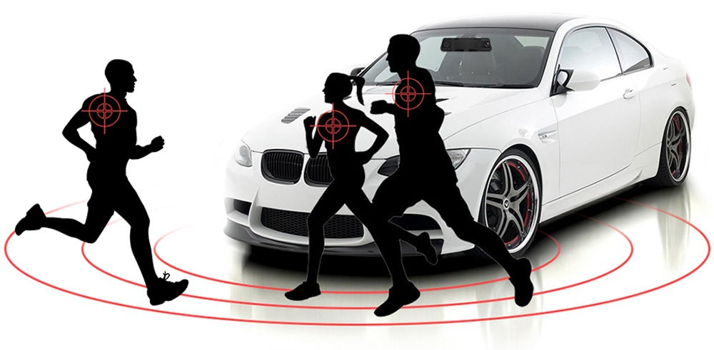 10-Inch Dual Lens Dash Cam Mirror - 1080P FHD Touch Screen Car DVR with Rear Camera, Night Vision & G-Sensor(black)