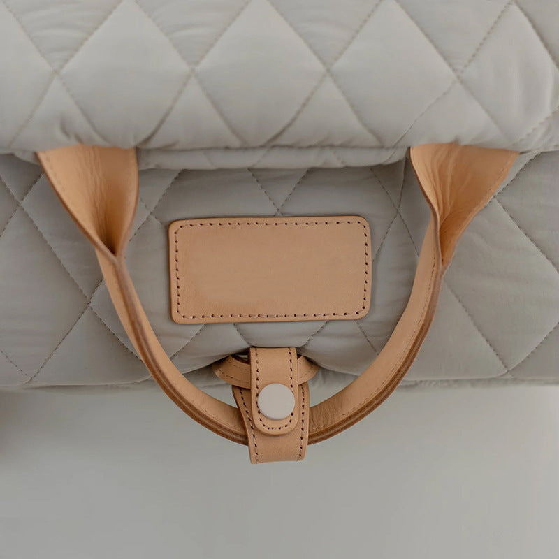 Luxury Quilted 2-in-1 Pet Travel Carrier & Car Booster Seat for Small Dogs(Blue-gray)