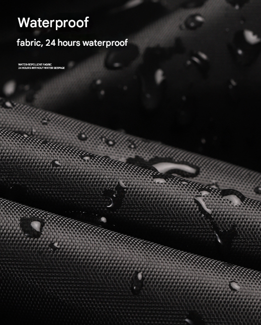 Size XL Black And Orange All-Weather 210D Bicycle Cover - Waterproof & UV-Proof Outdoor Bike Protector with Lock Hole & Storage Bag