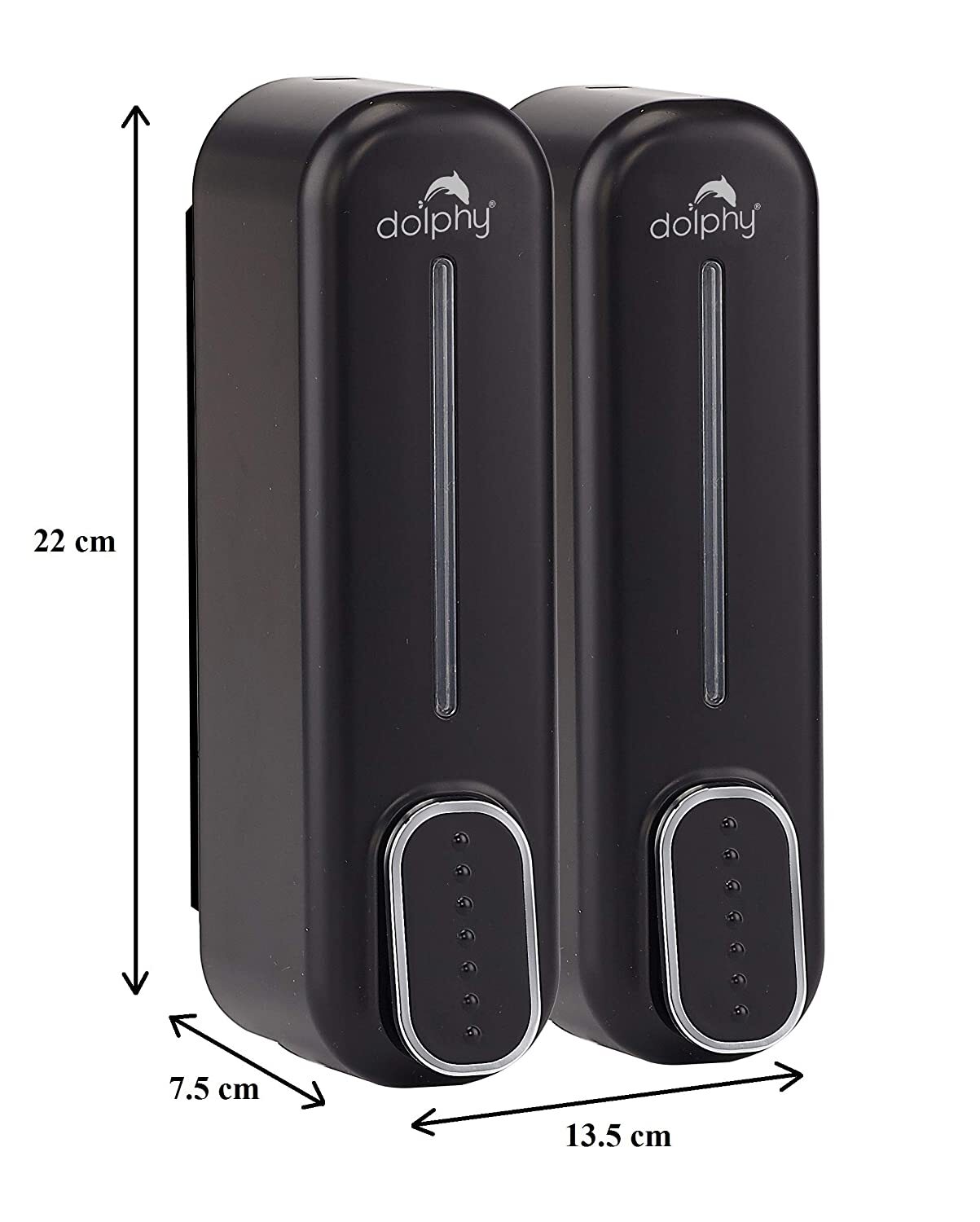 CLASSIC Dual Soap/Shampoo Dispenser 300ml -Black