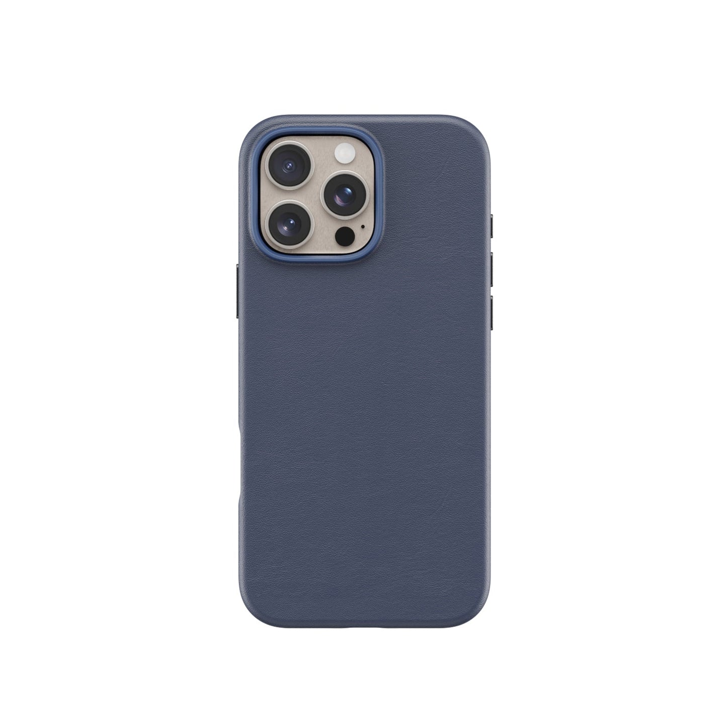 Lovefone Genuine Crafted Leather Case iPhone 16 Navy