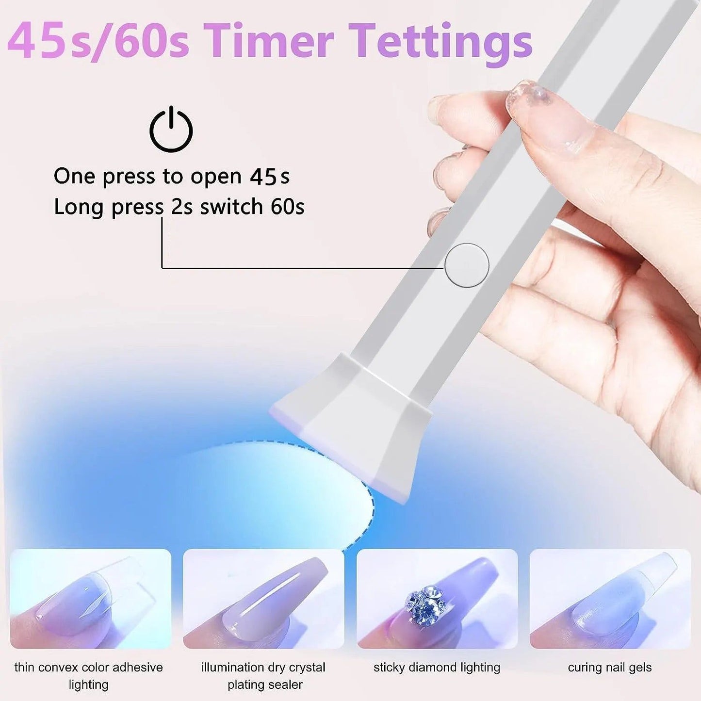 UV LED Nail Dryer Lamp for Quick Gel Curing