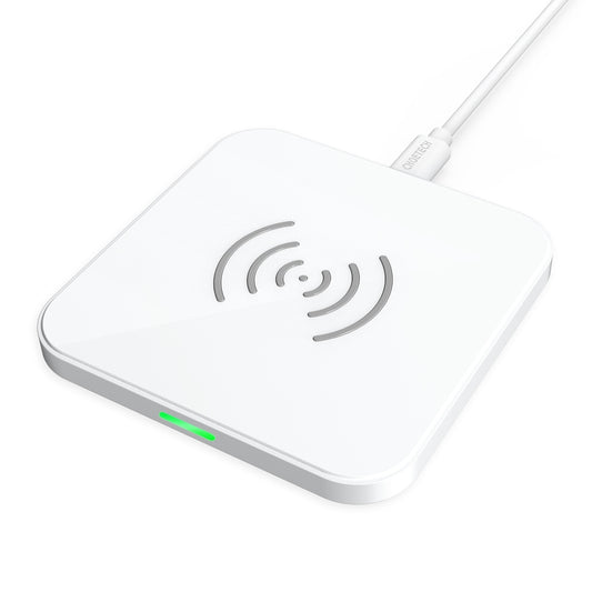 CHOETECH T511-S 10W/7.5W Fast Wireless Charger Pad (White)
