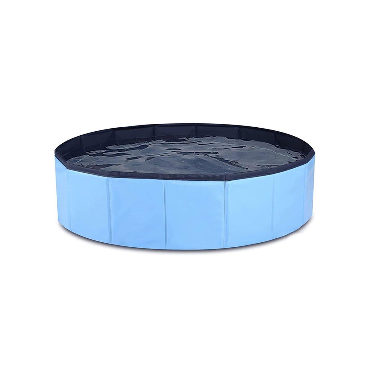Pet Swimming Pool Foldable Portable Pool for Dogs Outdoor Summer Play - Grey-80x20cm