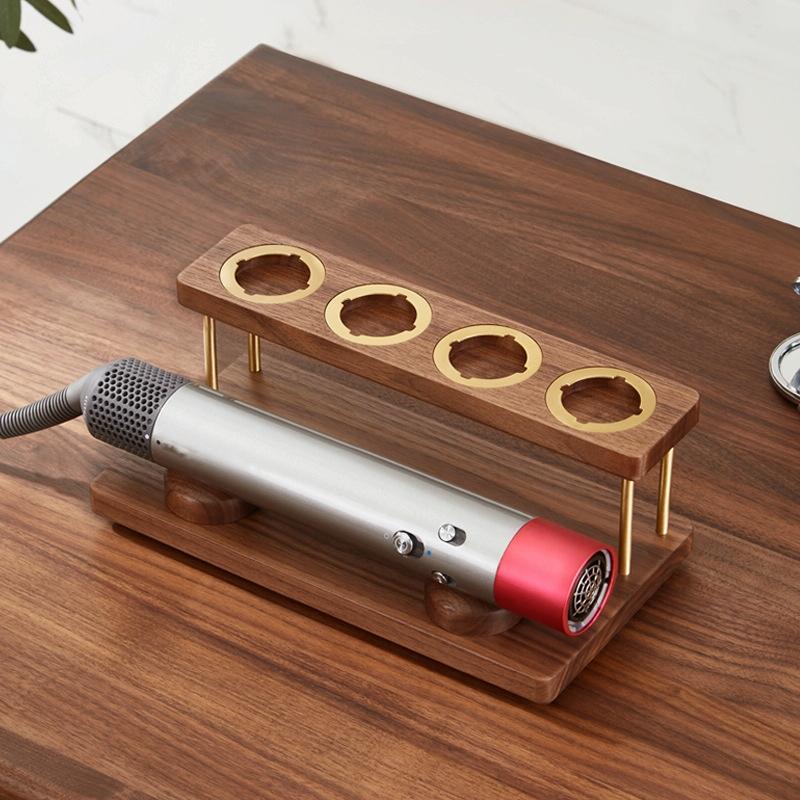 Countertop Organizer for Dyson Airwrap - Walnut Rack