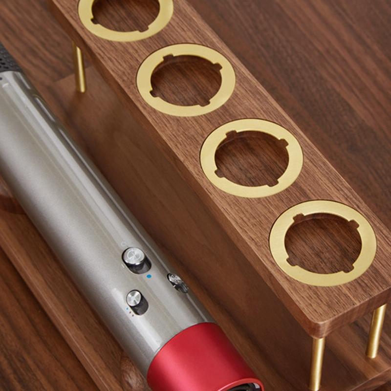 Countertop Organizer for Dyson Airwrap - Walnut Rack