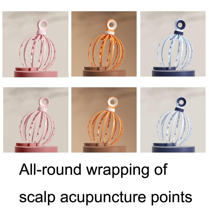 18-Claw Scalp Massager Pink