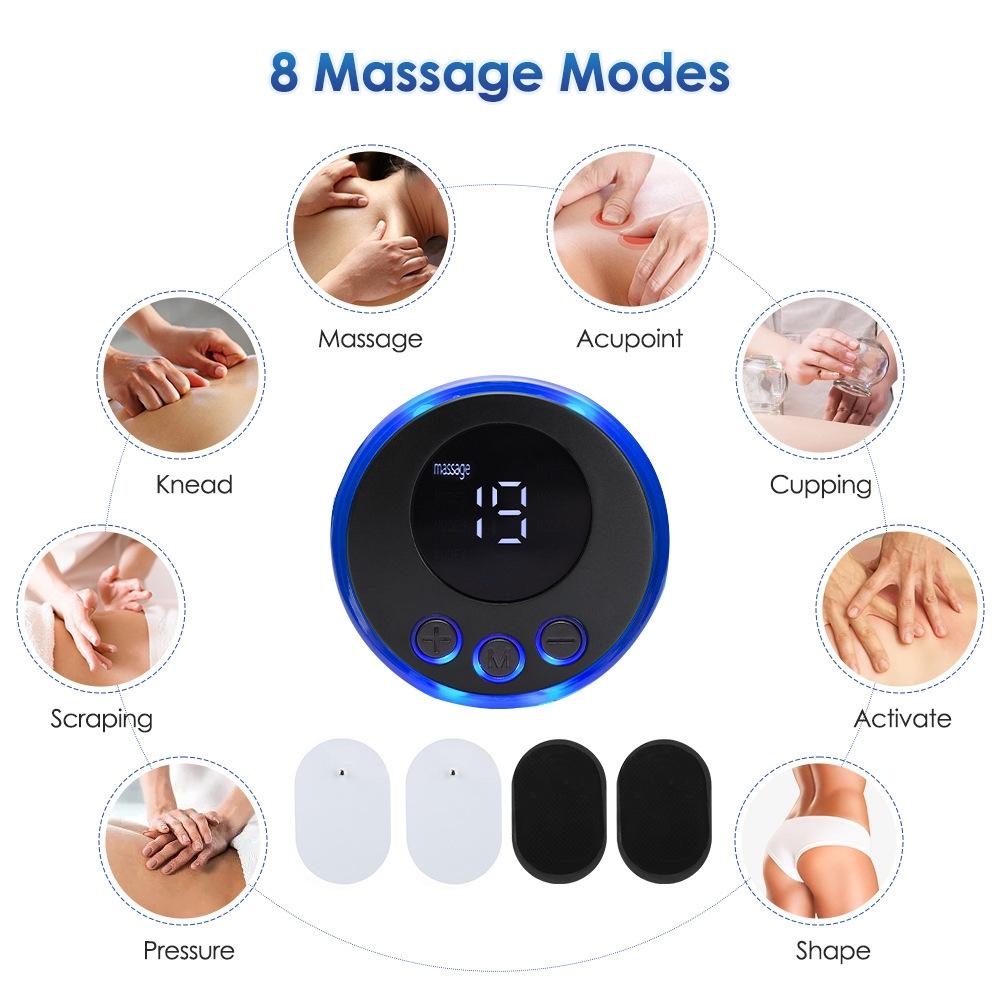 2-In-1 Remote Upgrade Jack For Sc-195B Mini Cervical Massage Stickers Ems Pulse Meridian Therapy Instrument - 2-In-1 Upgrade Jack