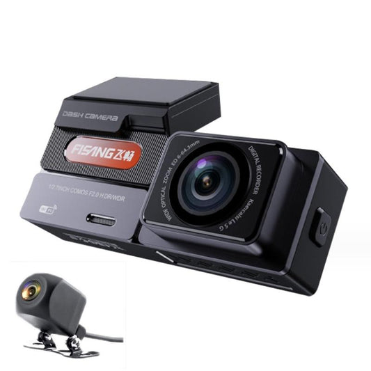 High Definition Car Wifi Dash Cam with Night Vision - 2k - Dual Recording 2K+720P