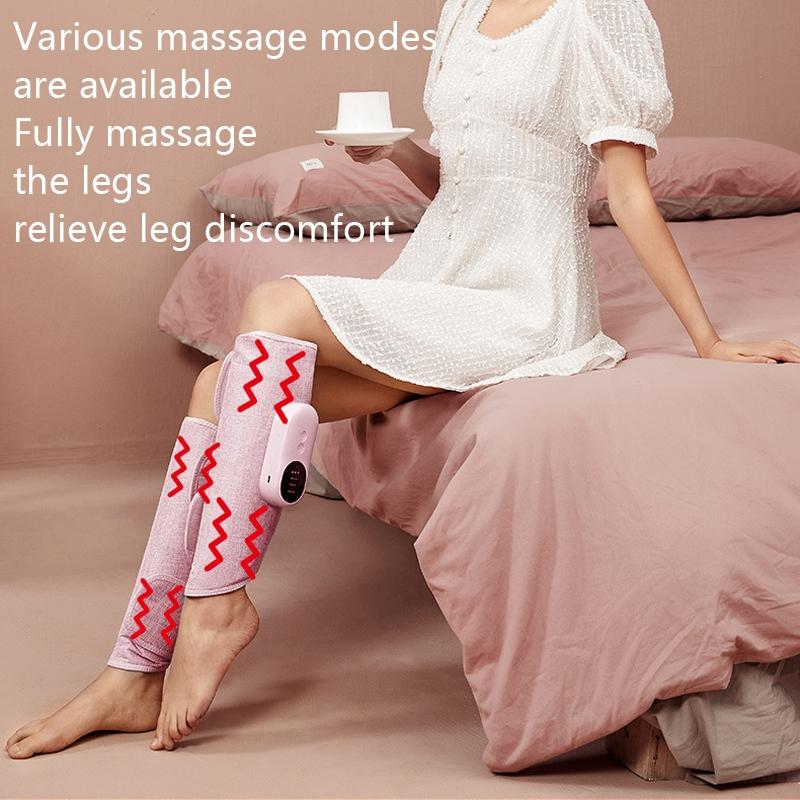 Wireless Leg Massage Blue Double Hot Compress + Air Pressure